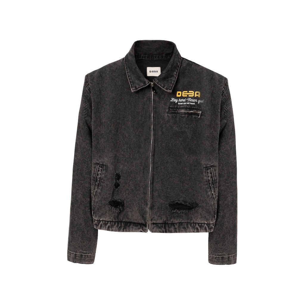 DEBA Studio Premium Boxy Denim Jacket